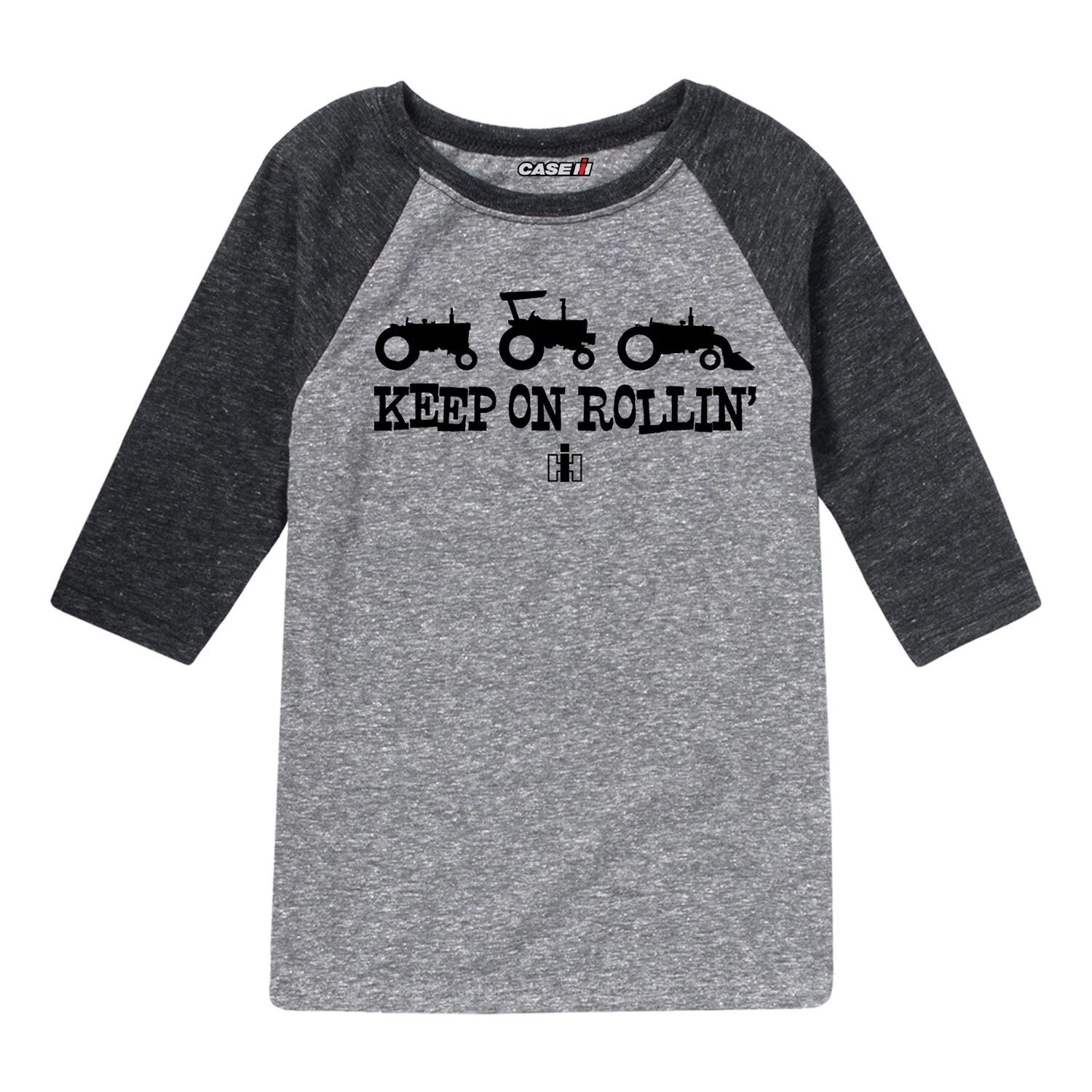 

Футболка Case IH Keep On Rollin' Raglan для мальчиков 8–20 лет с рисунком Licensed Character