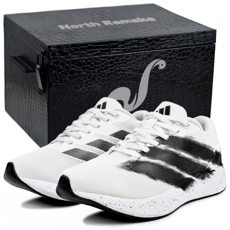 

Adidas Дурамо RC устойчивые к истиранию низкие кроссовки для бега унисекс белый черный White Ink Dance-Box 2, цвет White Ink Dance-Box 2
