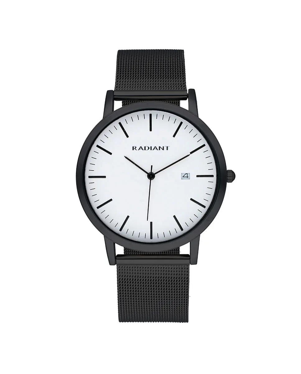 

Мужские часы Clik RA630203 из стали с черным ремешком Radiant, черный