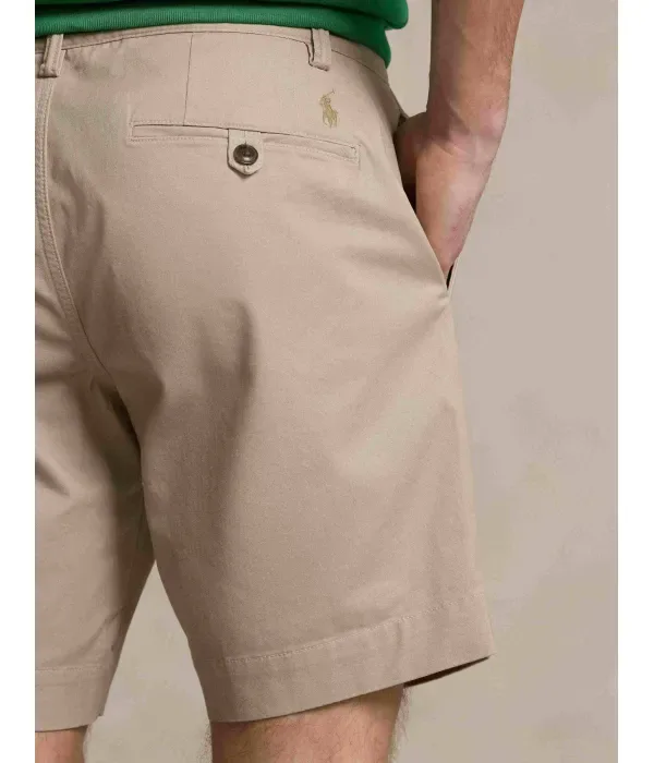 Шорты straight fit Polo Ralph Lauren, бежевый — фото 4