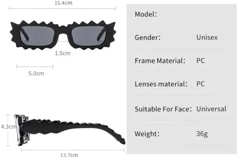 

Модные прямоугольные солнцезащитные очки для женщин и мужчин с градиентными линзами и зубчатой ​​оправой, характерные для защиты от УФ-излучения UV400 MTZJH, C5