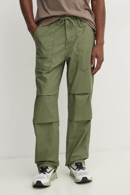 

Хлопковые брюки Levi'S, зеленый