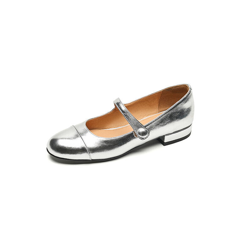 

Туфли Мэри Джейн женские Quicheshoes, серебряный