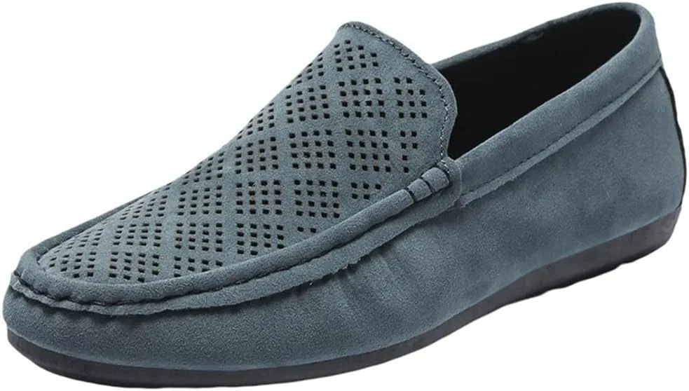 Лоферы мужские, дышащие, Moccasins, Blue PUGHGAETZF — фото 2