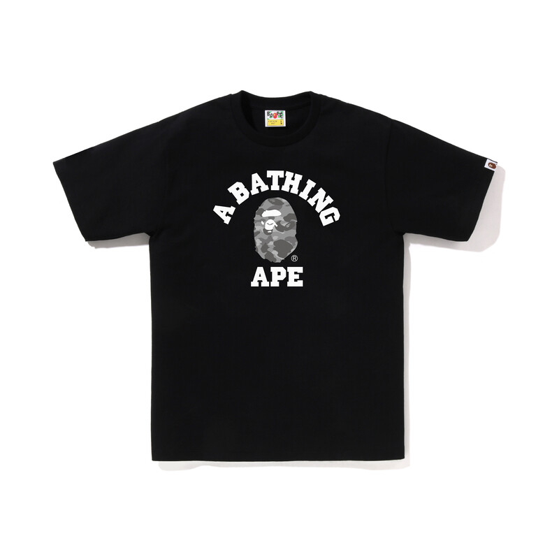 

A BATHING APE Мужская футболка, Черный/Серый