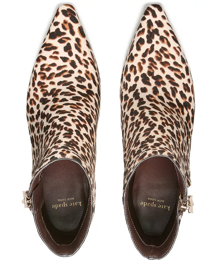 Женские ботильоны Adele Stiletto из замши Kate Spade New York, мультиколор — фото 4