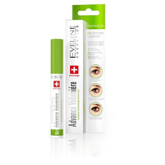 

Кондиционер для ресниц 3в1, 10 мл Eveline Cosmetics, Advance Volumiere