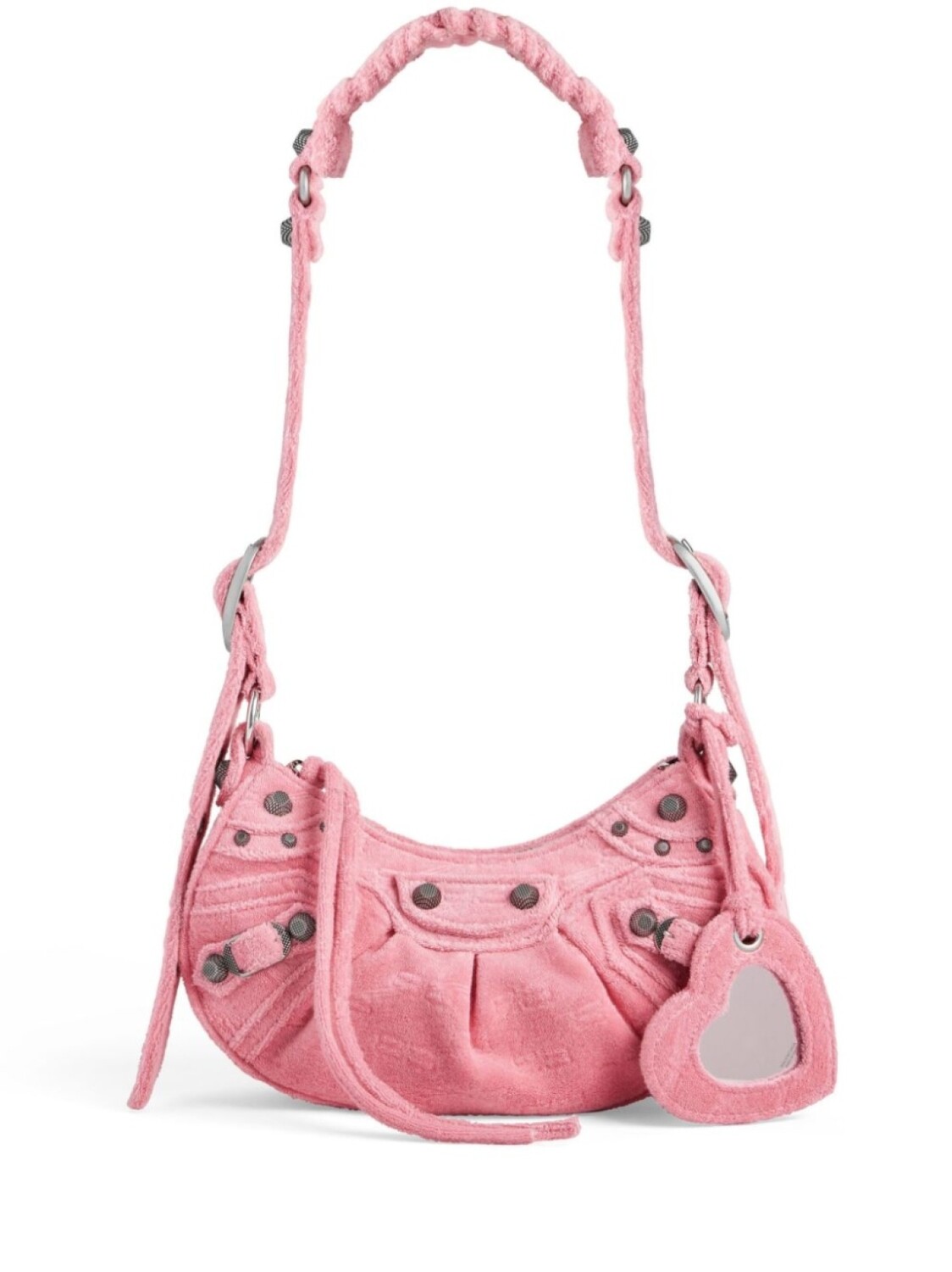 

Мини-сумка на плечо Balenciaga Le Cagole, розовый