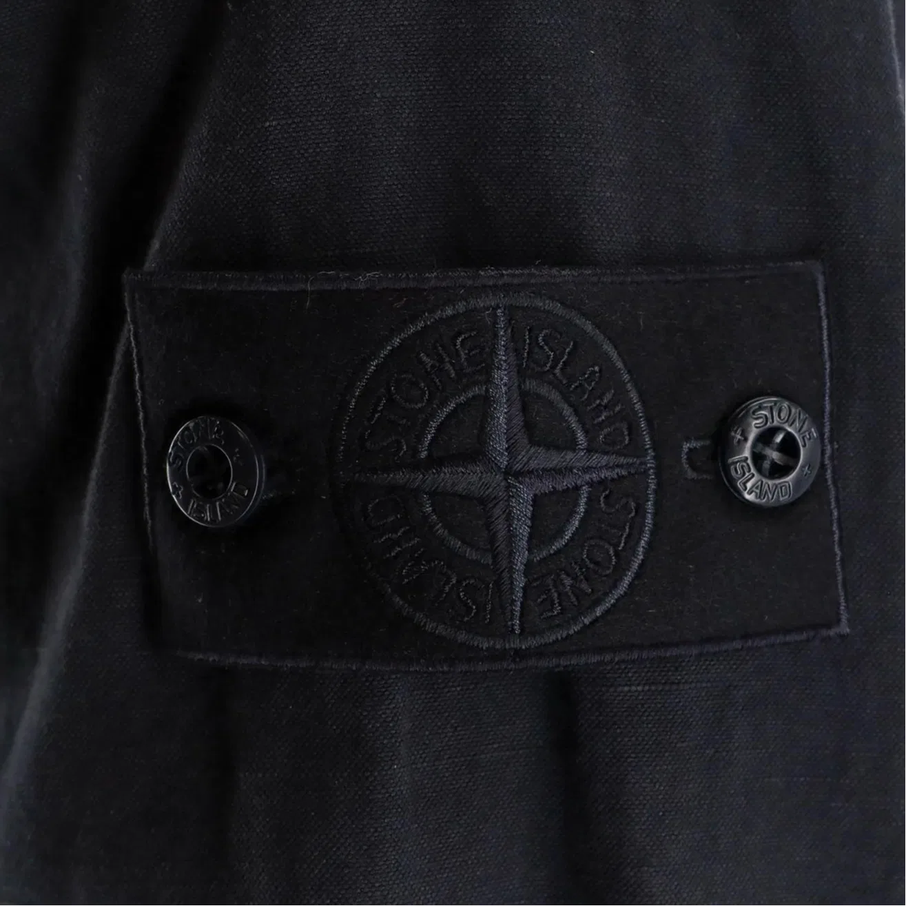 Рубашка-овершерт Logo Patch STONE ISLAND, Dark Blue — фото 3