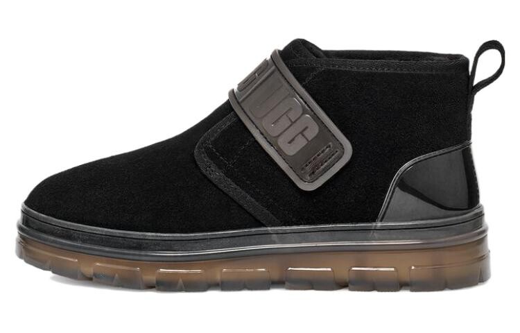 Ботинки женские UGG с застежкой, черный