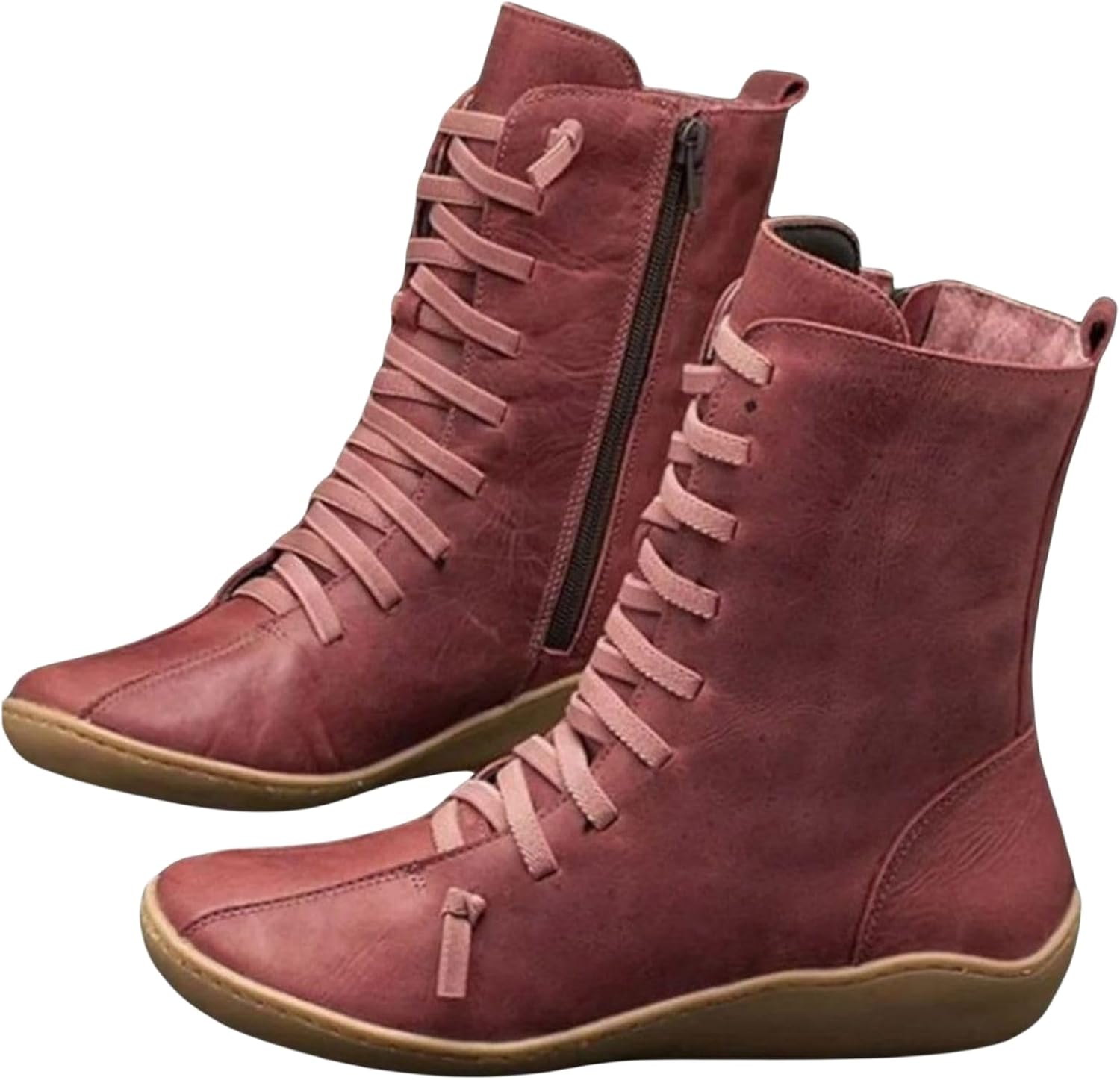 

Женские ботинки Wankang на низком каблуке Челси, из искусственной кожи, с заостренным носком, широкие, без шнуровки, короткие ботильоны, розовый