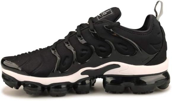 Мужские беговые кроссовки Nike Air Vapormax Plus, белый/черный — фото 2