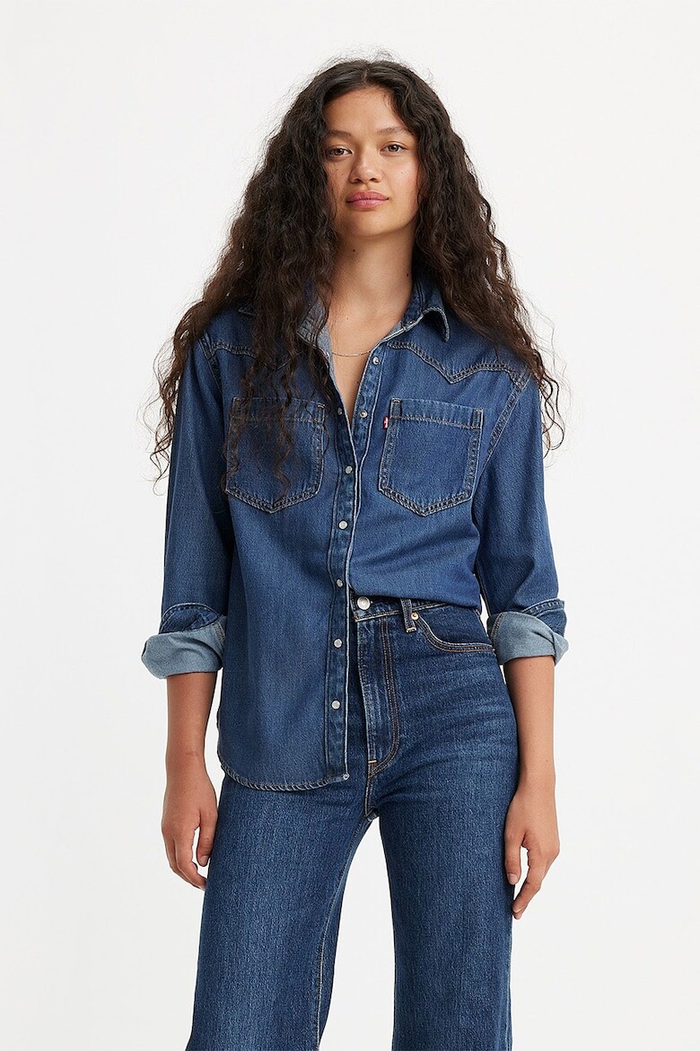 

Рубашка Teodora из денима с вшитыми карманами Levi'S, синий