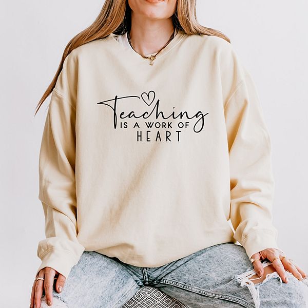 

Свитшот Teaching is a work of heart легкий, окрашенный в готовом виде Simply Sage Market, Ivory, Зеленый, Свитшот Teaching is a work of heart легкий, окрашенный в готовом виде Simply Sage Market, Ivory