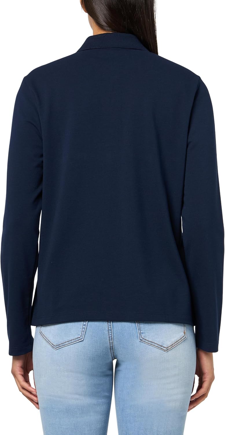 Поло Lacoste для гольфа с длинным рукавом, Navy Blue — фото 2