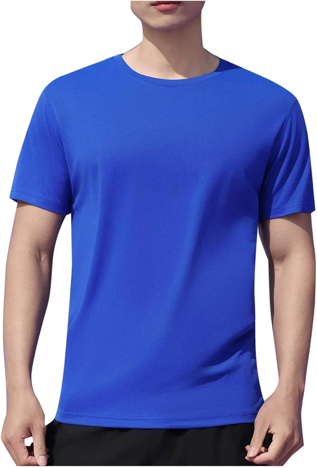 Футболка для мужчин Quick Dry летняя Casual Stretch Light Sport Breathable — фото 2