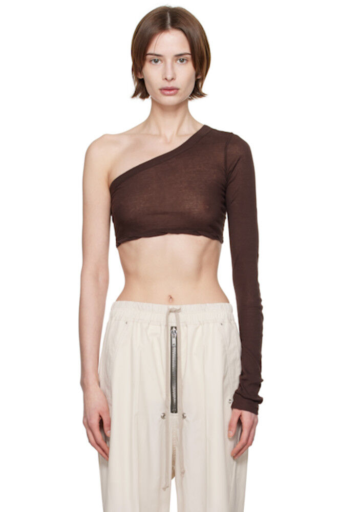 

Футболка коричневая Hollywood Ziggy Rick Owens