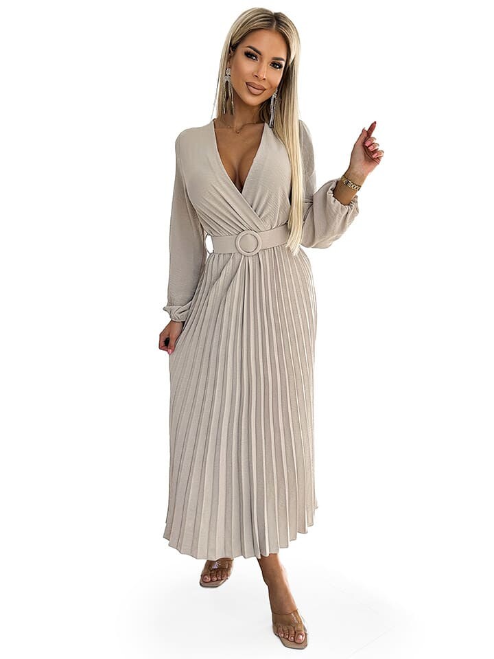 

Длинное платье numoco, бежевый