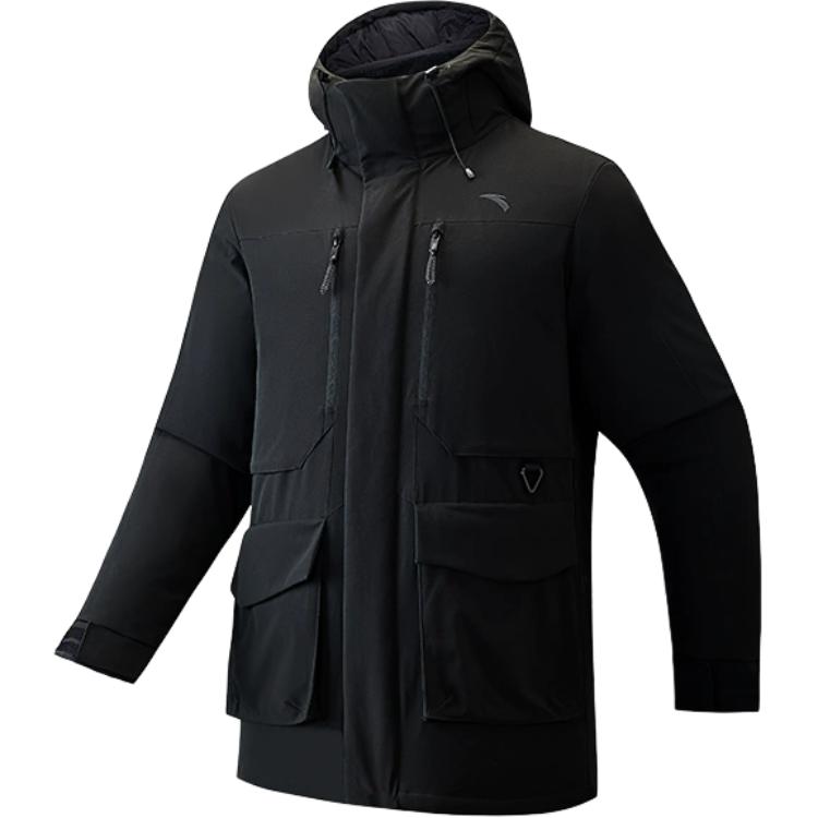 

ANTA Мужская пуховая куртка для активного отдыха, Basic Black