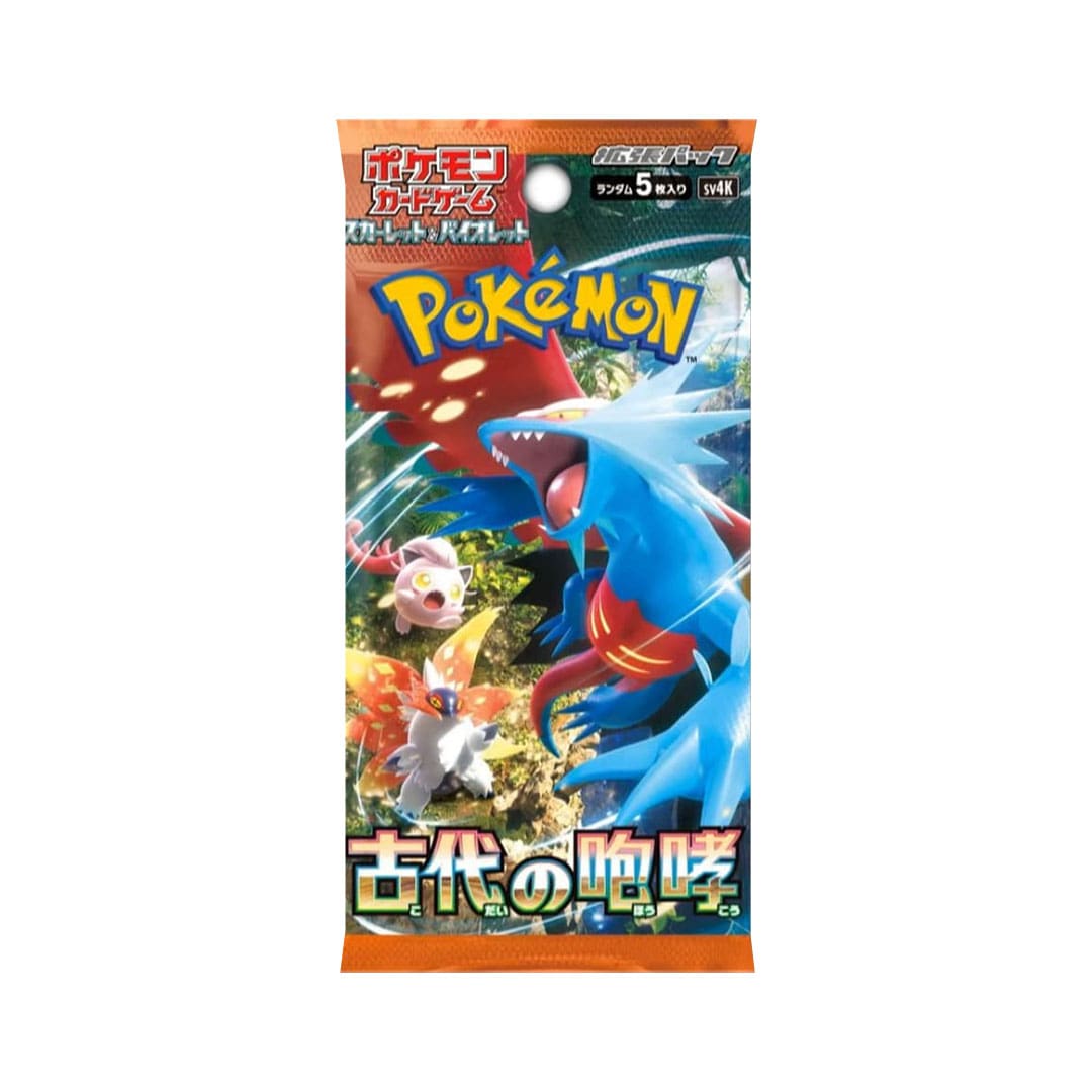 

Карточная игра Pokemon Tcg: Japanese Pokemon Ancient Roar Sv4K – Booster Pack