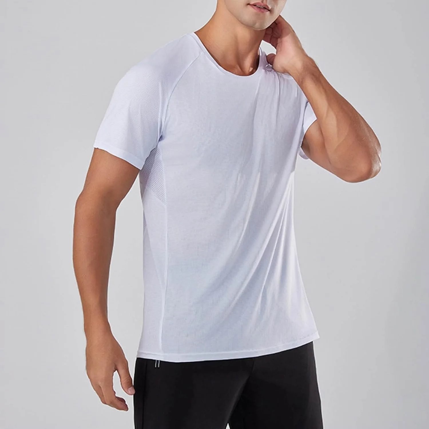 Футболка с коротким рукавом для мужчин Cool Breathable Quick Dry — фото 2