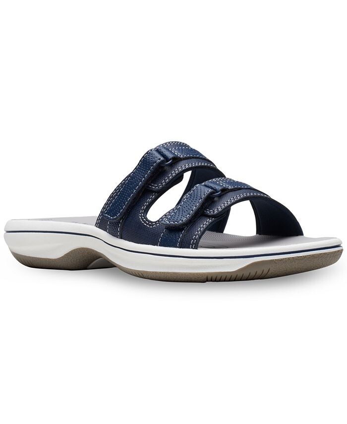 

Женские шлепанцы Cloudsteppers Breeze Piper Comfort Clarks, синий
