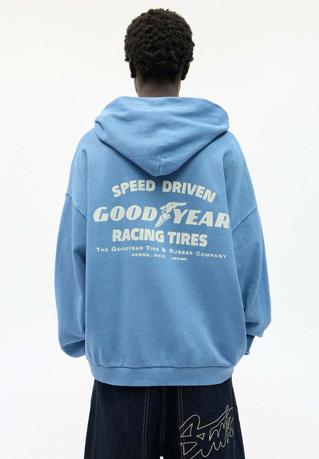 

Толстовка на молнии GOODYEAR PULL&BEAR, синий