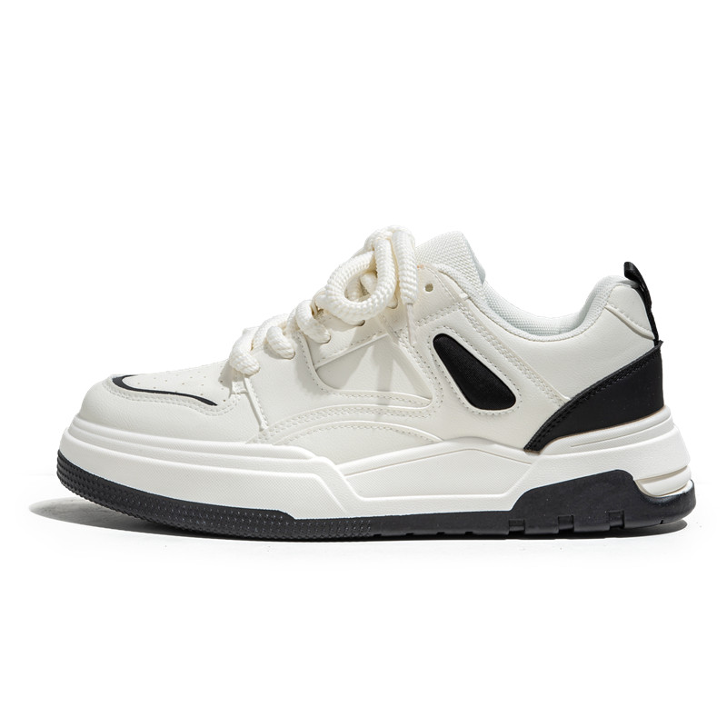 

Износостойкие, упругие, водонепроницаемые и дышащие кроссовки для скейтбординга для детей и подростков с низким верхом Cotton Gene, бежевый/черный