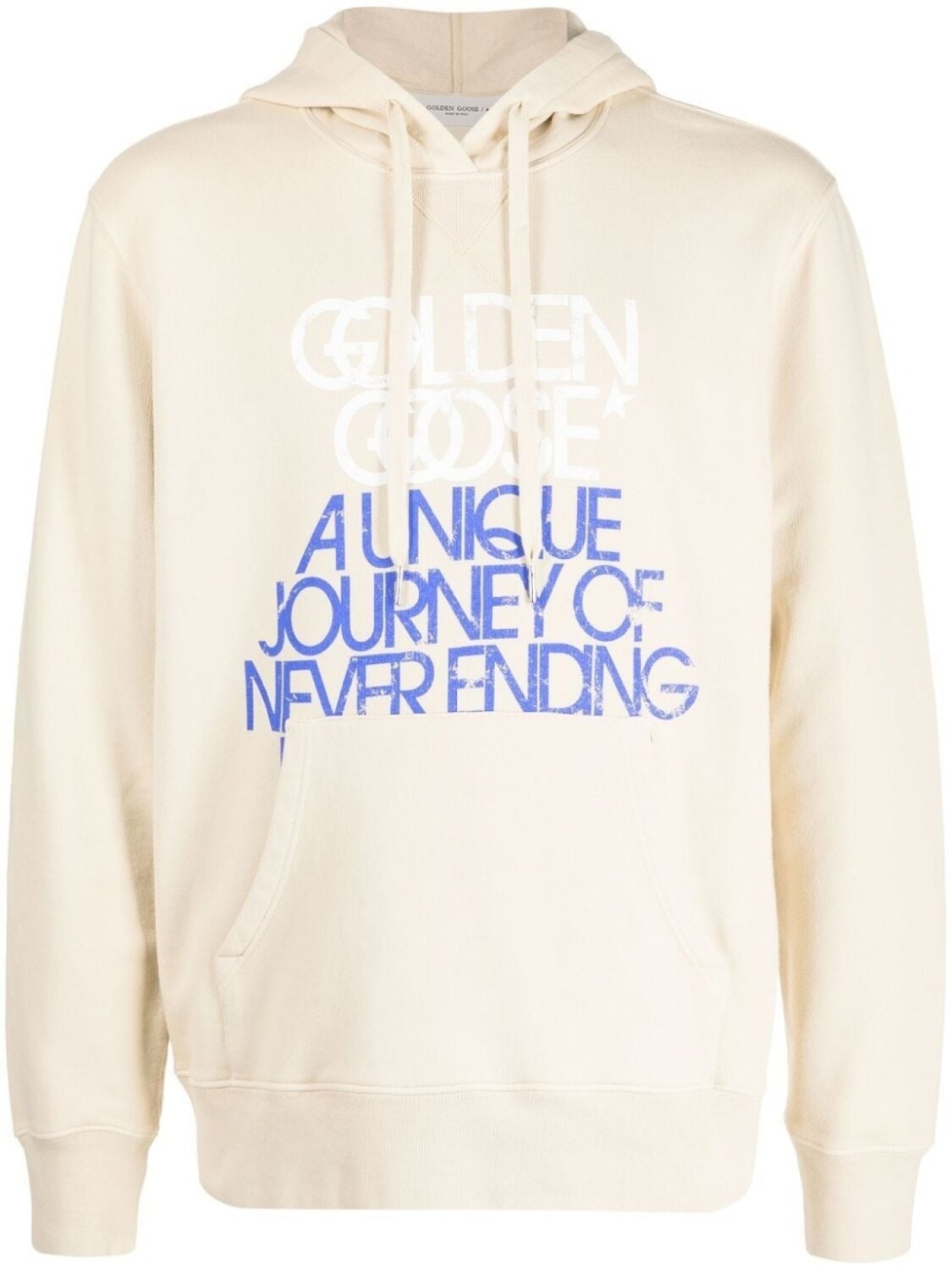 

Golden Goose худи с логотипом, нейтральный цвет