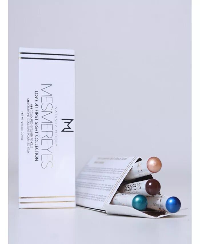 Eyes Bundle Mesmer Набор цветных карандашей для глаз EYES Mini, 4 шт., 0,04 унции Natasha Moor, цвет Eyes Bundle Multi Color — фото 2