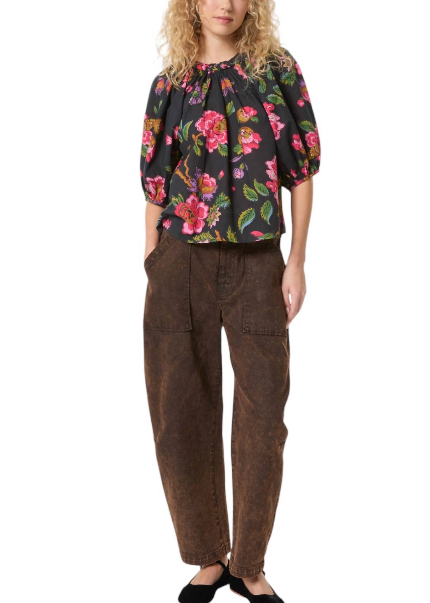 

Чернильный топ Rowan Morlaix Fleur Grande Rhode