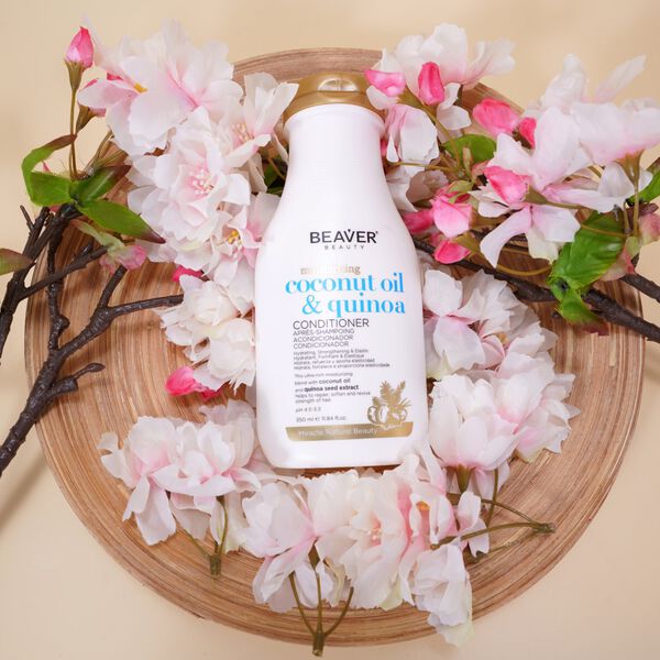 Кондиционер с кокосовым маслом для сухих и нормальных волос, 350 мл Beaver Beauty herbal series — фото 2