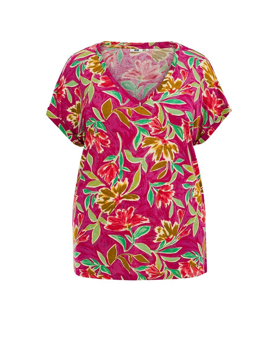 

Футболка We Fashion, розовый