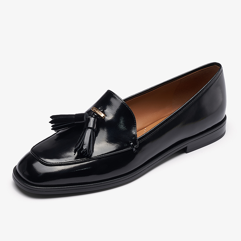 LE SAUNDA Женские лоферы Truffle Black BKL коричневые/черные, цвет Truffle Black BKL — фото 4