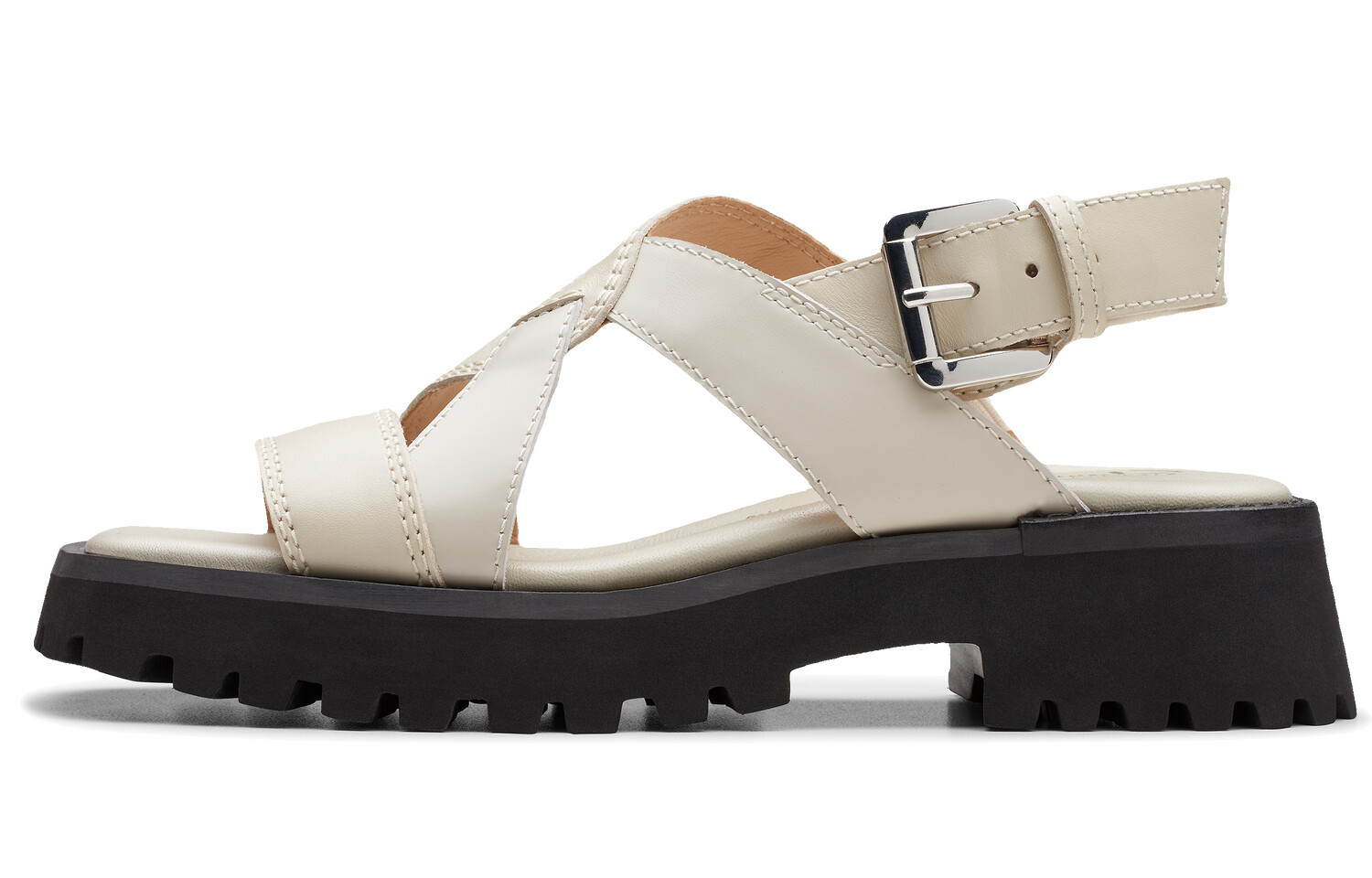 Пляжные сандалии женские белые Clarks