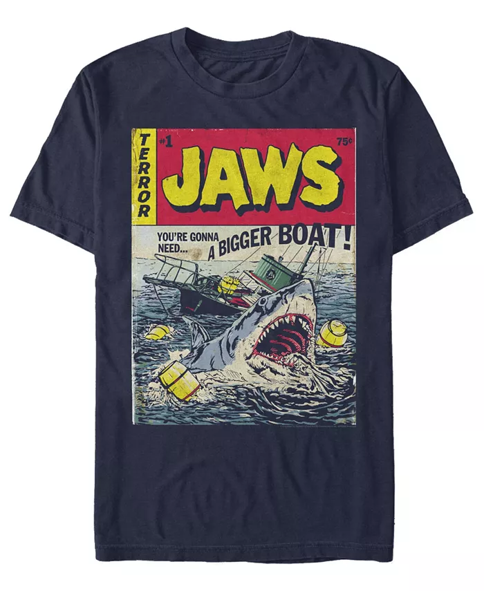 

Мужская футболка с коротким рукавом Pulp Attack Jaws, синий
