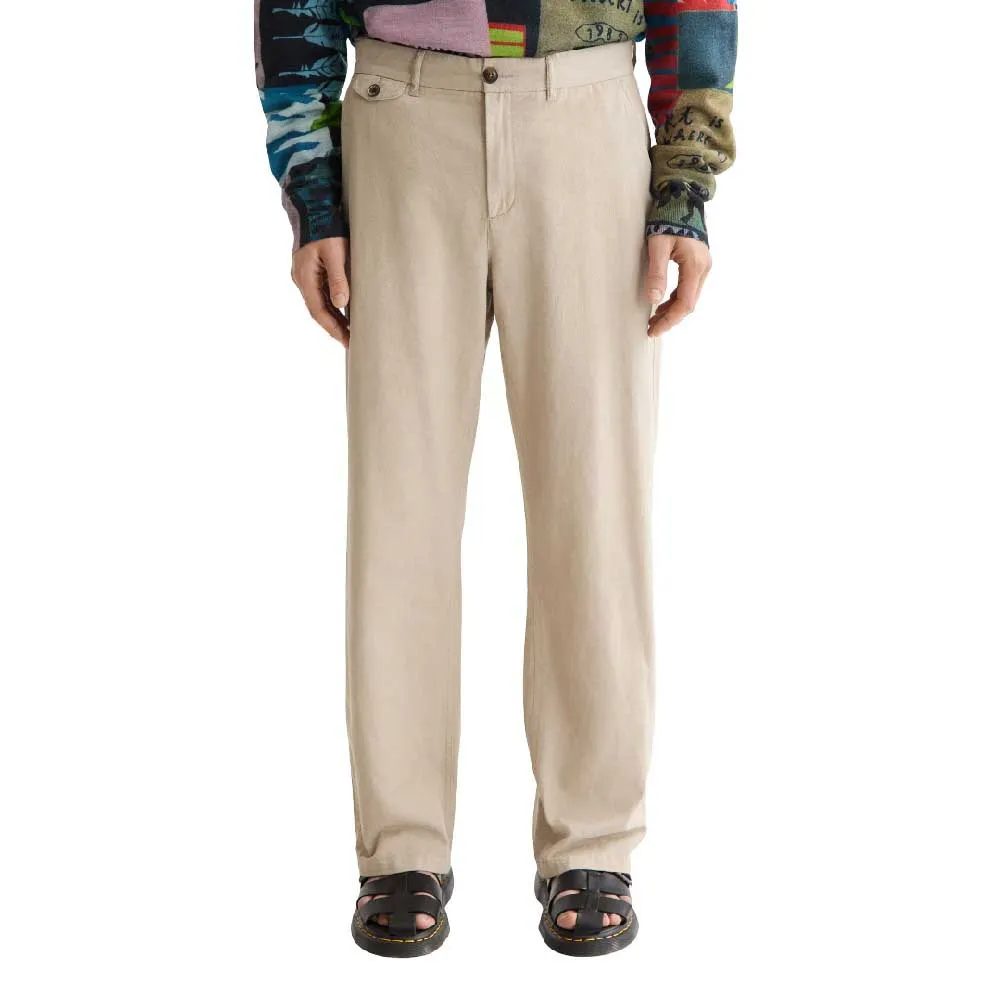 

Брюки чинос Scotch & Soda Otis Relaxed Straight Fit, бежевый