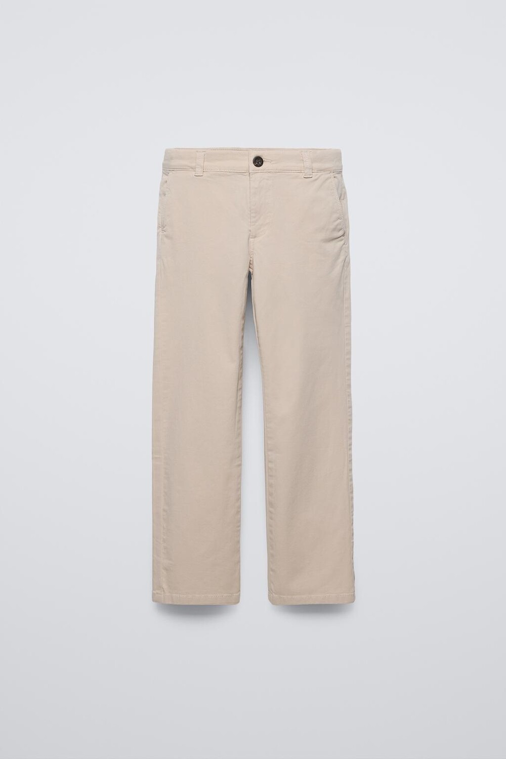 

Базовые узкие брюки чинос ZARA, экрю