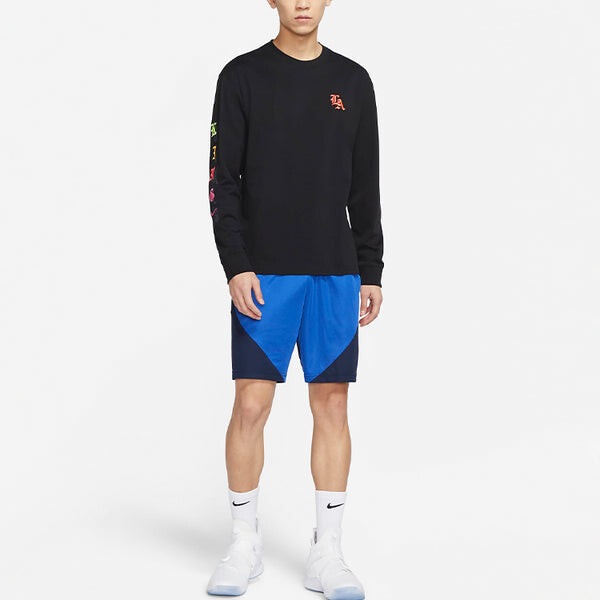 Толстовка Nike MENS LeBron Casual Sports Embroidered Crew-neck Long Sleeve Black, черный — фото 3