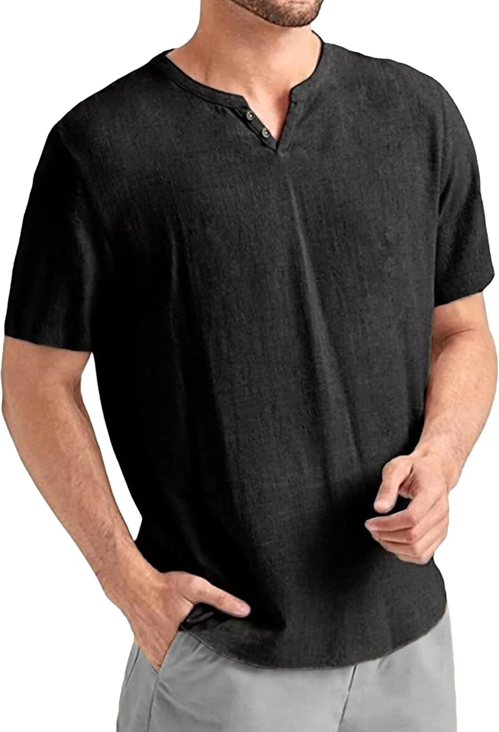 

Мужская хлопковая футболка летняя легкая Maiyifu-GJ