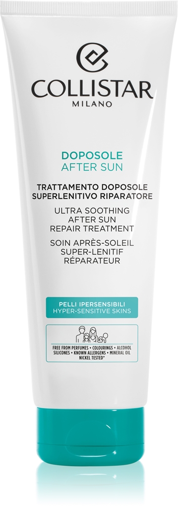 

Специальный ультра-успокаивающий уход после загара Perfect Tan, успокаивающее и восстанавливающее средство после загара Collistar, 250 мл