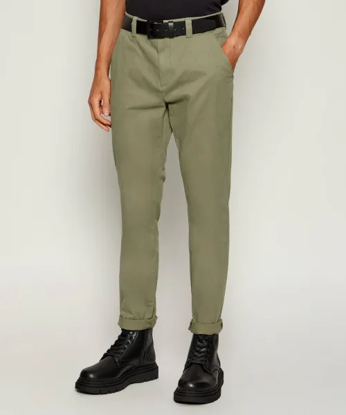 

Брюки-Чиносы Austin Slim fit Tommy Jeans, зеленый