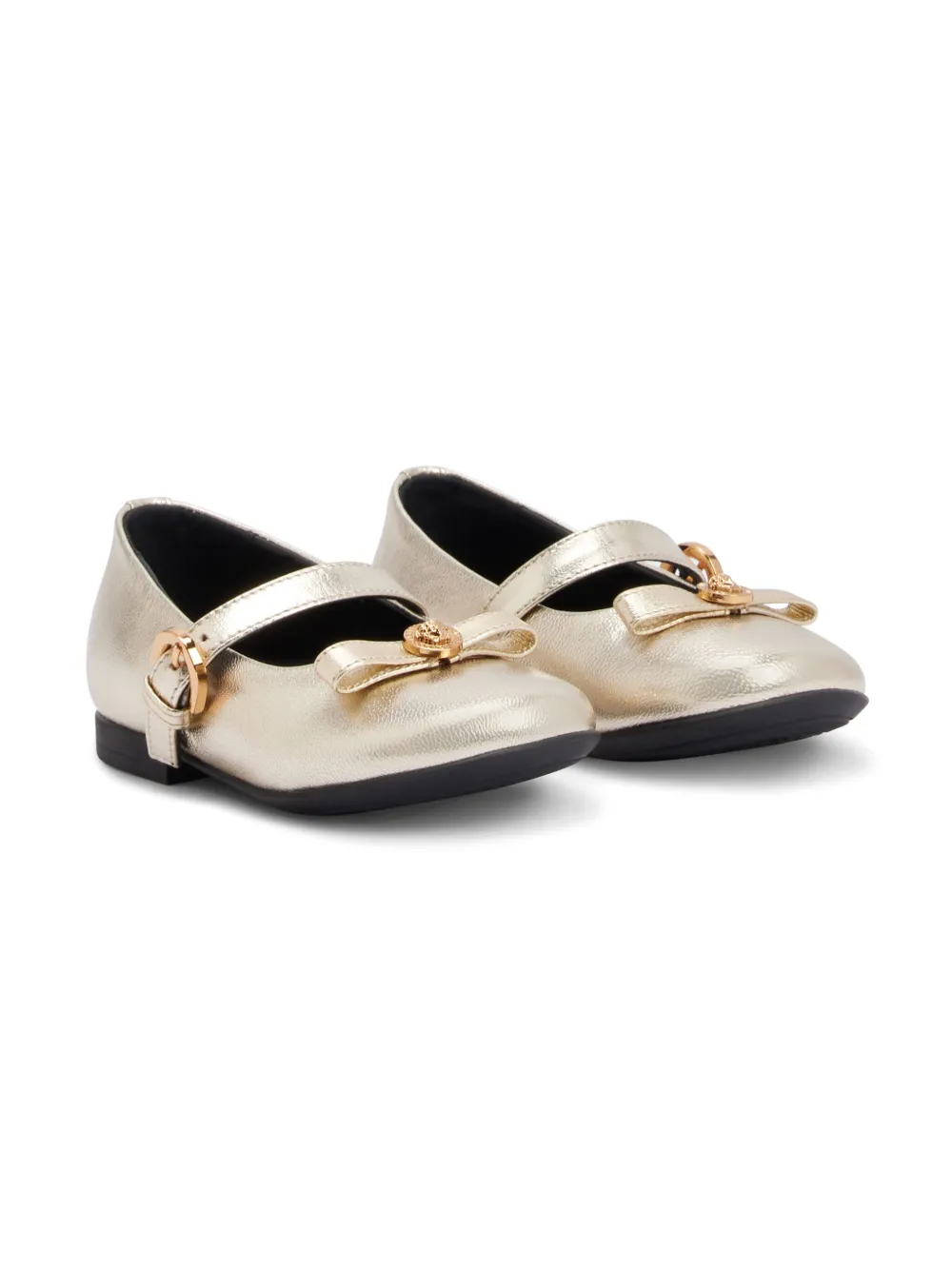 

Балетки Gianni Ribbon Versace Kids, золотой