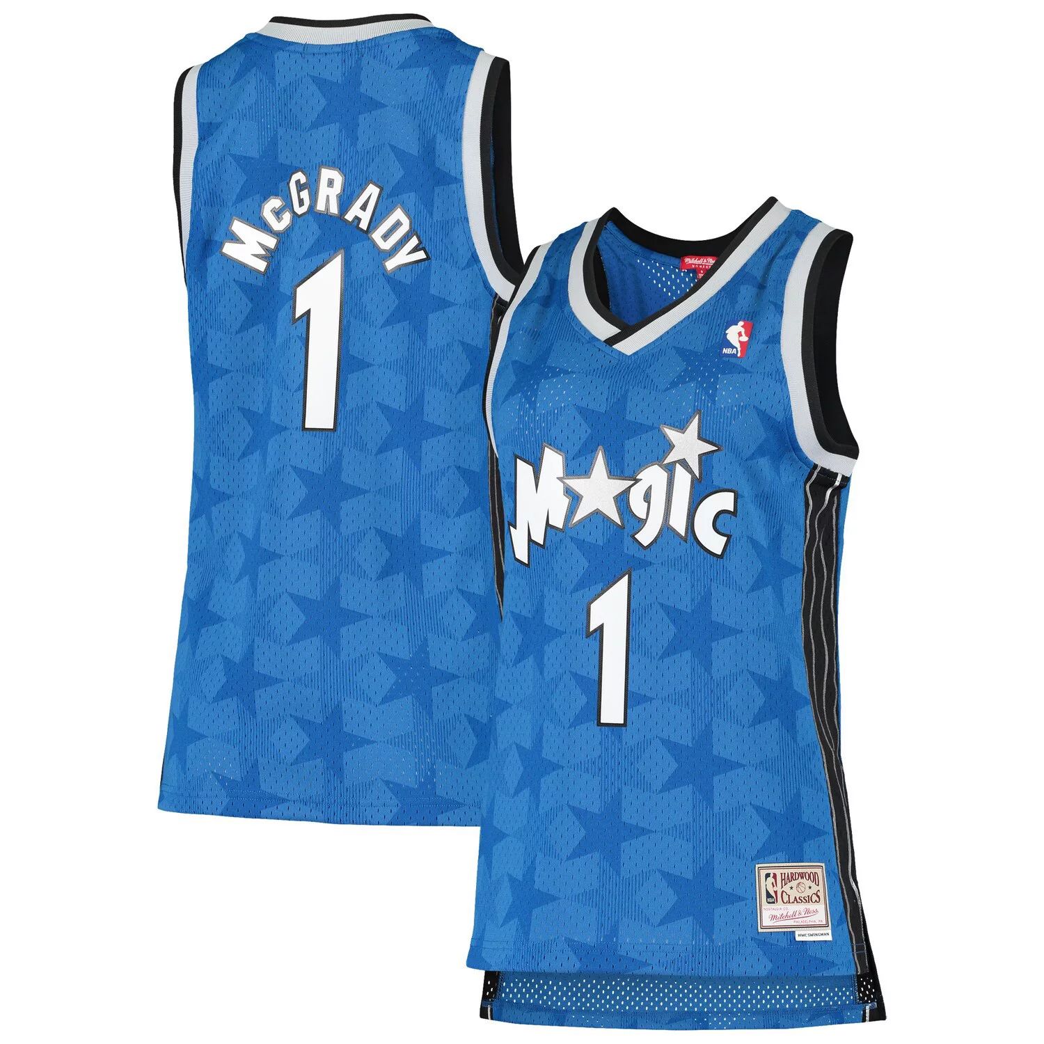 

Женский трикотаж Mitchell & Ness Tracy McGrady Blue Orlando Magic 2000-01 Hardwood Classics Swingman