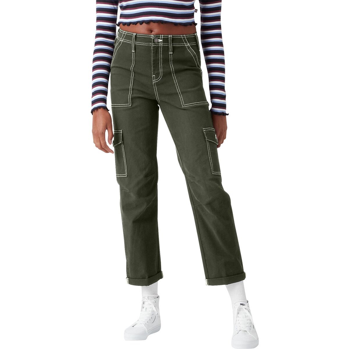 

Укороченные утилитарные брюки Dickies, зеленый