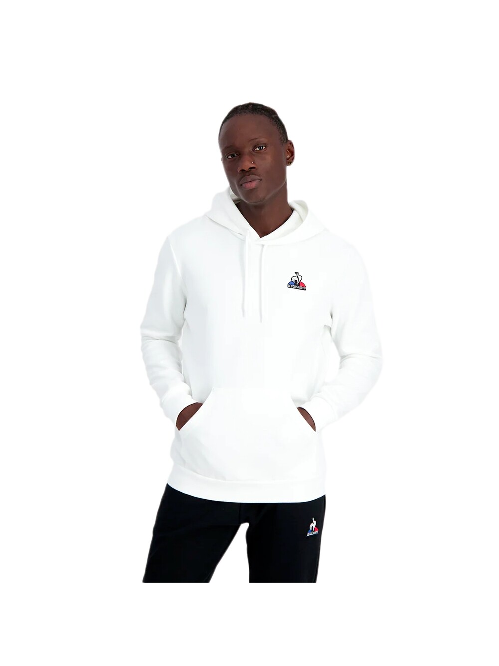 

Трехцветная толстовка Le Coq Sportif, белый