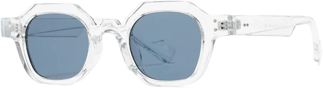 

Ретро-модные солнцезащитные очки для женщин и мужчин, классический винтажный стиль, защита от УФ-излучения UV400, для активного отдыха VFDHN, Transparent