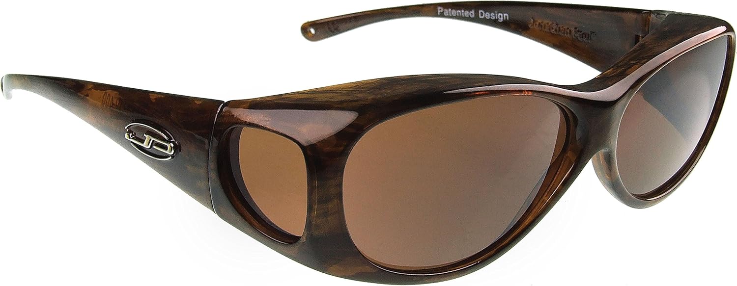 

Солнцезащитные очки Jonathan Paul Fitovers из коллекции Lotus, разработанные для оправ среднего овального размера (не более 136 мм x 44 мм) - матовый рог/поляризованные, янтарного цвета, Brown