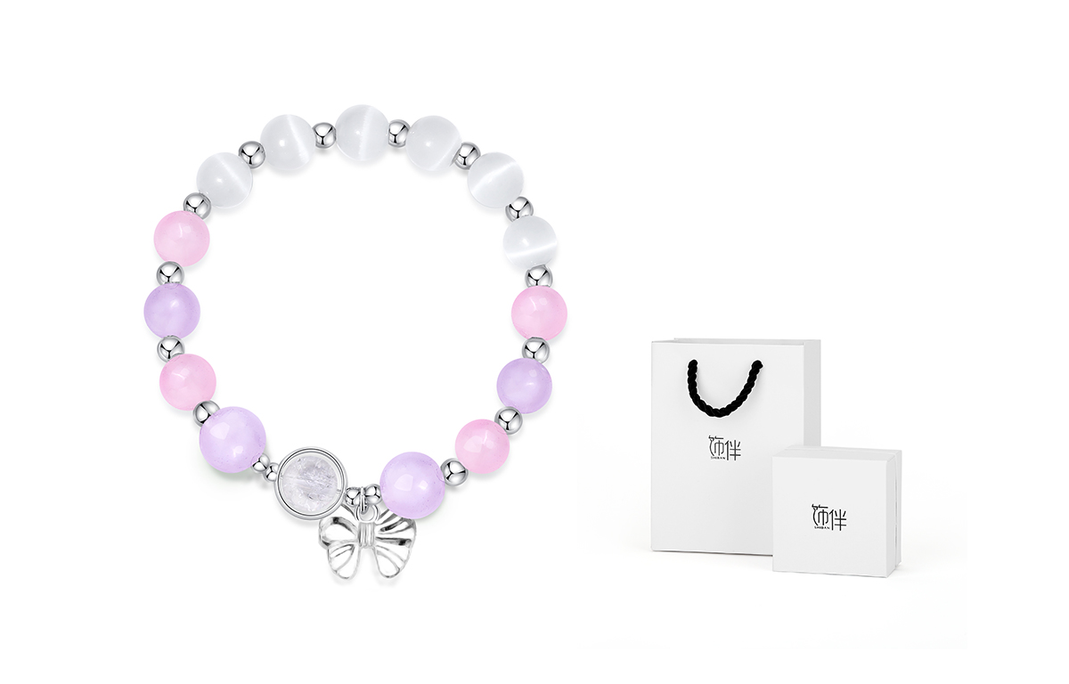 

Искусственный кошачий глаз каменный браслет секция Sun Women's Shiban, фиолетовый