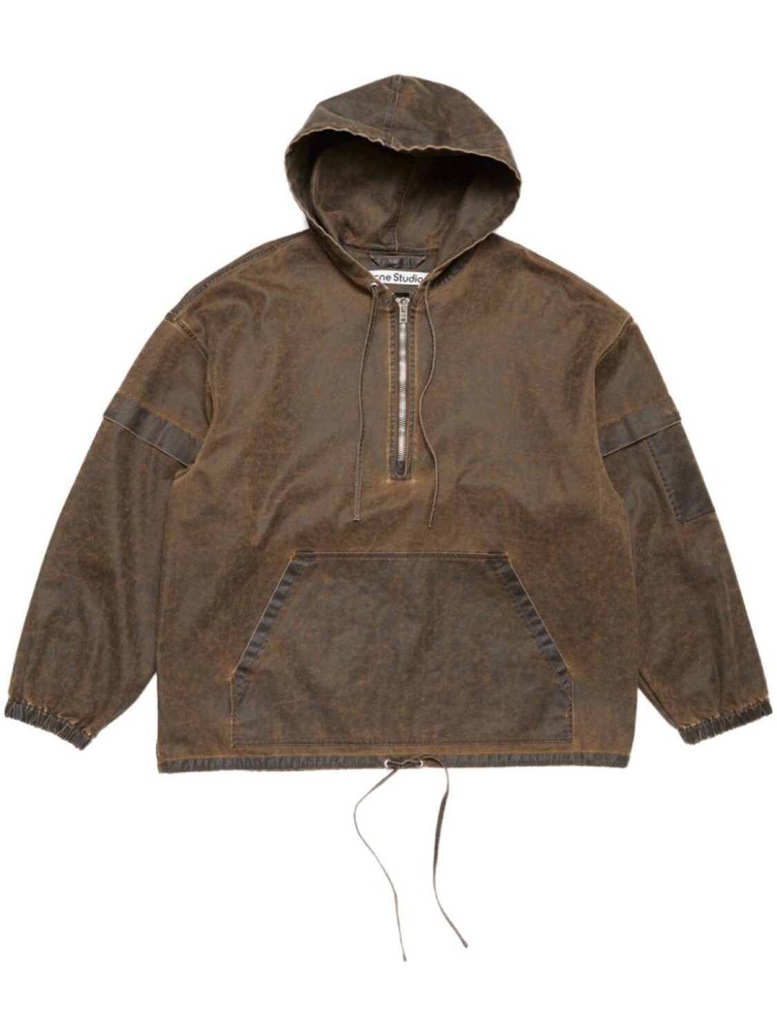 

Куртка с капюшоном Acne Studios, коричневый